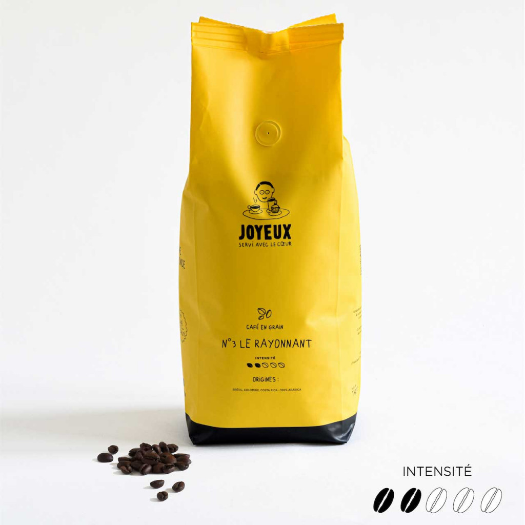 Café de spécialité N°3 le Rayonnant - 1 Kg - Café Joyeux