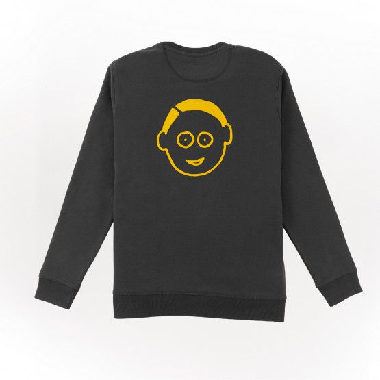 Café Joyeux - Sweat Shirt Zwart voor Volwassenen - Achterkant