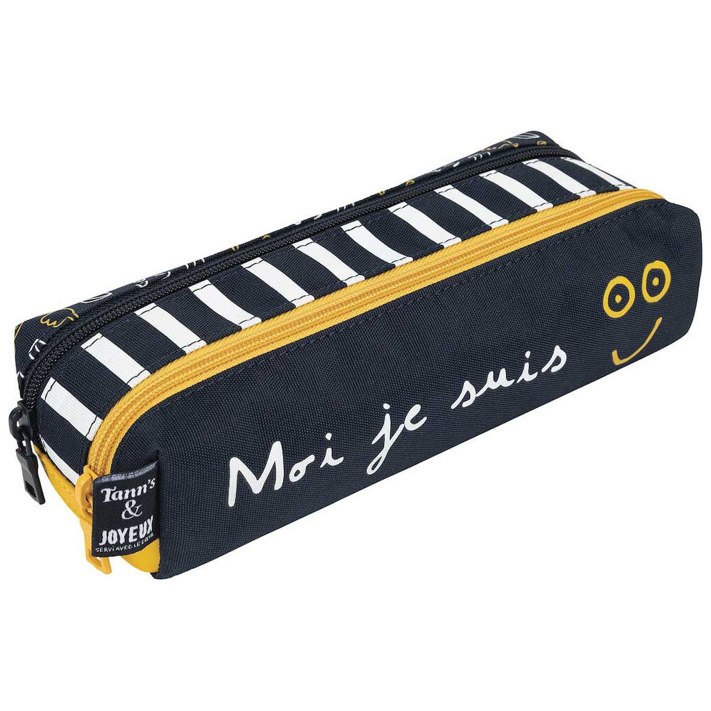 Tann's CAFE JOYEUX Double Pencil Case - Side view