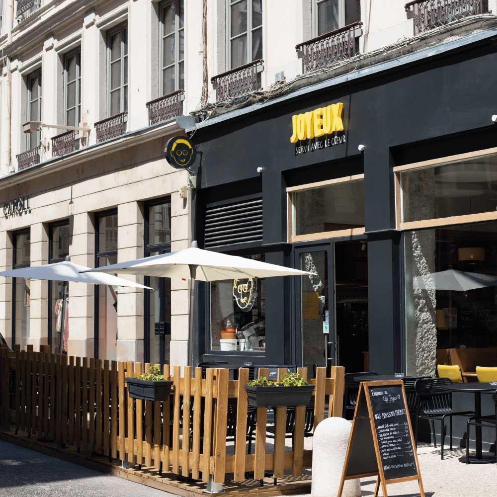 Café Joyeux Lyon: ontdek ons restaurant voor iedereen, rue Ferrandière