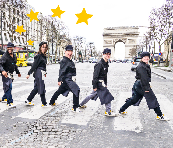 Café Joyeux: during the disability week, the inauguration of the Café Joyeux on the Champs-Elysées is planned - PARIS MATCH