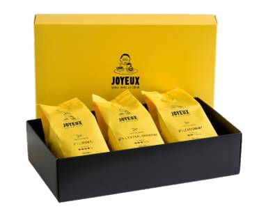 Café Joyeux : déguster notre coffret "Dégustation" café de spécialité en moulu en faveur du handicap et de l'inclusion