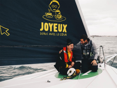 ROUTE DU RHUM : PORTRAIT DE NICOLAS D’ESTAIS, SKIPPER SUR HAPPYVORE-CAFÉ JOYEUX